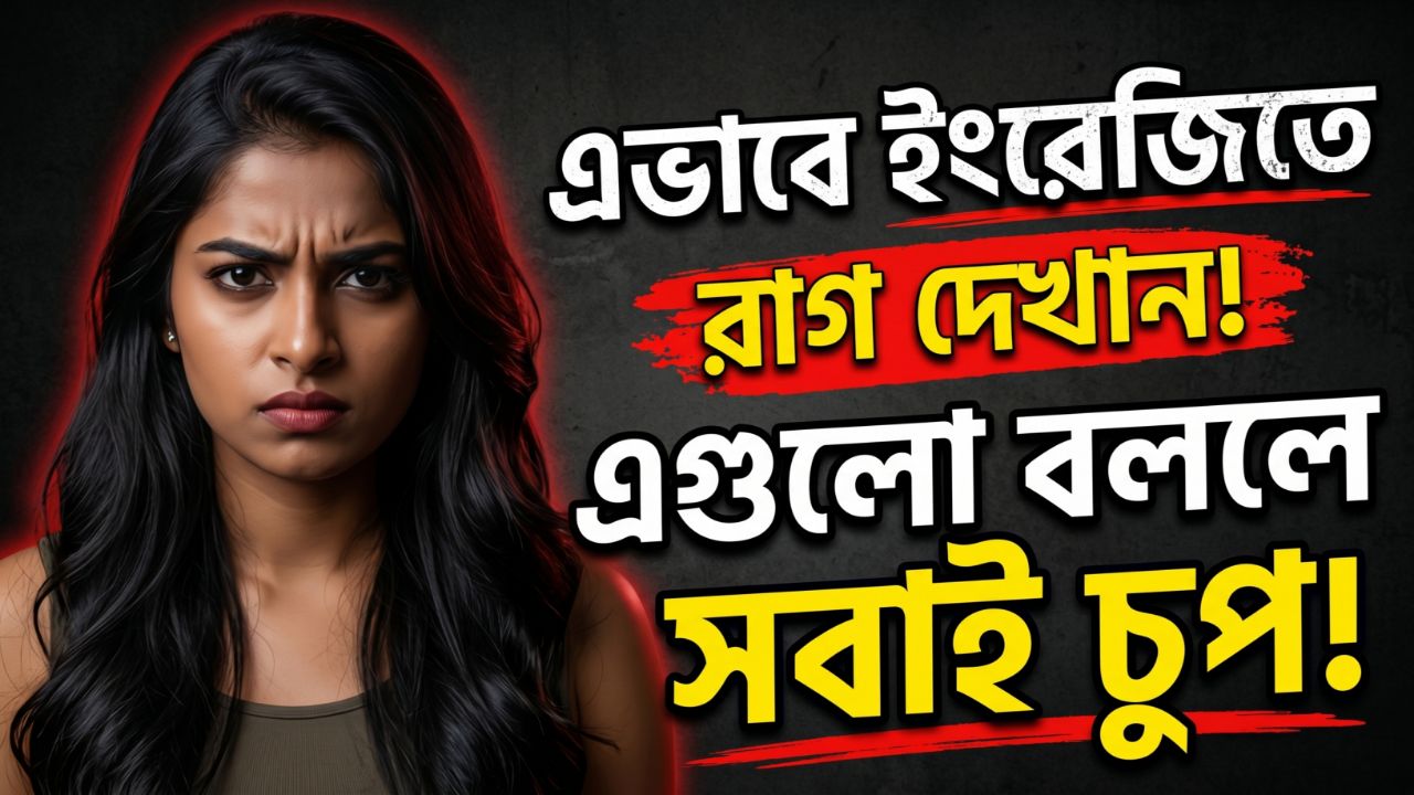 Angry English Sentences for Daily Conversation